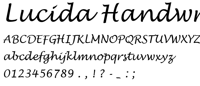 What Is Lucida Handwriting